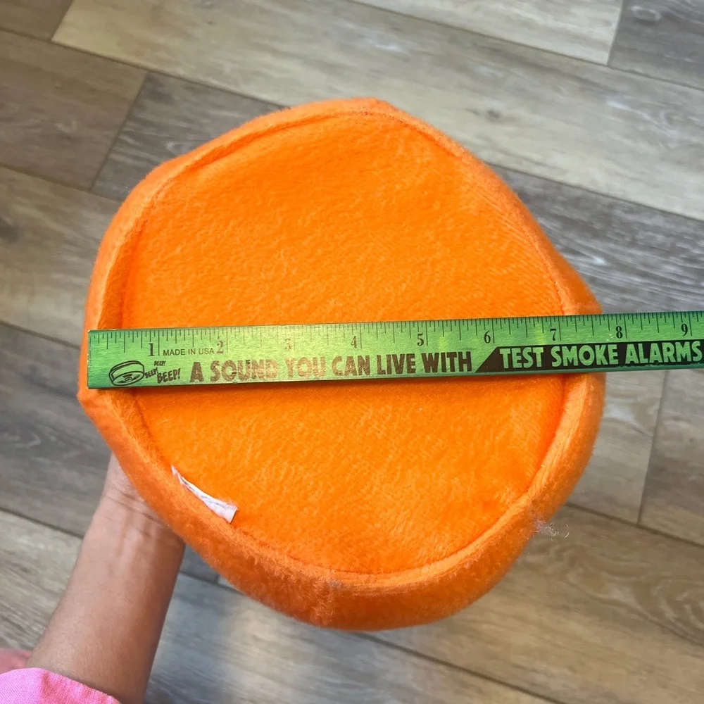 Orange Plush Jack-O'-Lantern Trick-or-Treat Bucket - Picture 7 of 7